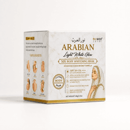 ARABIAN Light White Glow 50X BODY WHITENING MASK - 100g view 3
