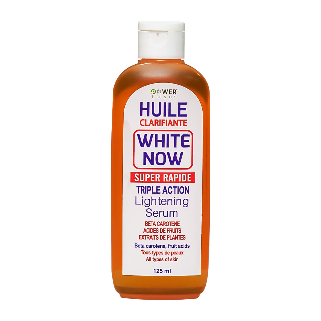 Power Laser Huile Clarifiante White Now Super Rapid Triple Action Lightening Body Serum - 125ml
