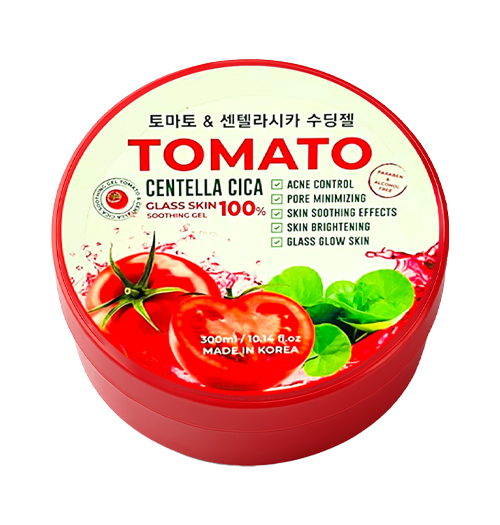 POWER LASER TOMATO CENTELLA CICA GLASS SKIN SOOTHING GEL - 300ml