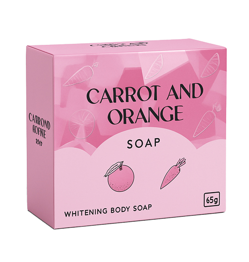 BOOM BEAUTY CARROT AND ORANGE SOAP - 65g