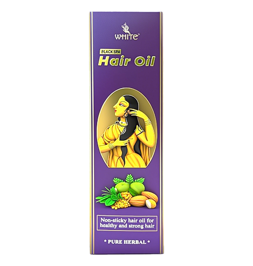 White Black Spa Hair Oil - 180ml