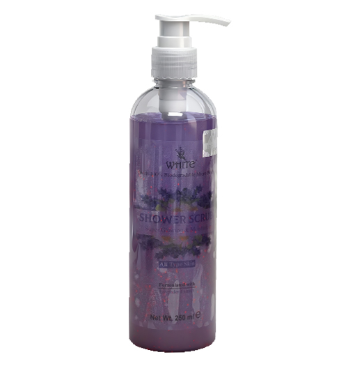 White Shower Scrub - 250ml