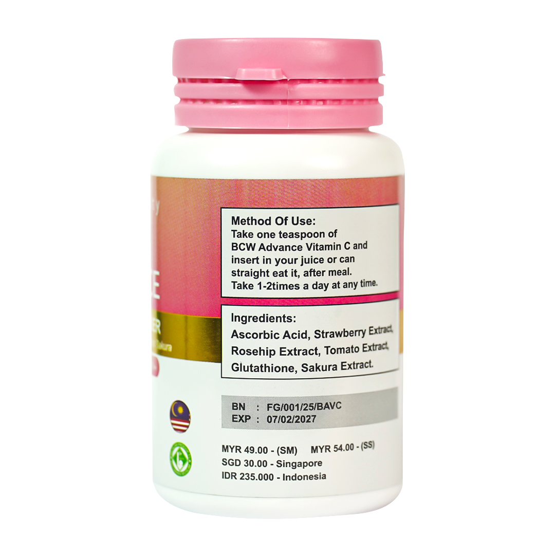 DINDA BEAUTY BCW ADVANCE VITAMIN C POWDER - 50g