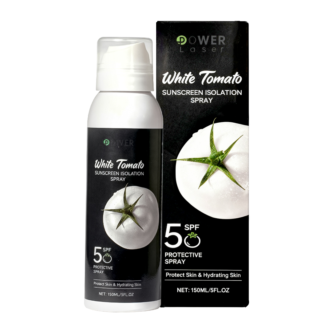 Power Laser White Tomato Sunscreen Isolation Spray With Spf50 - 150ml