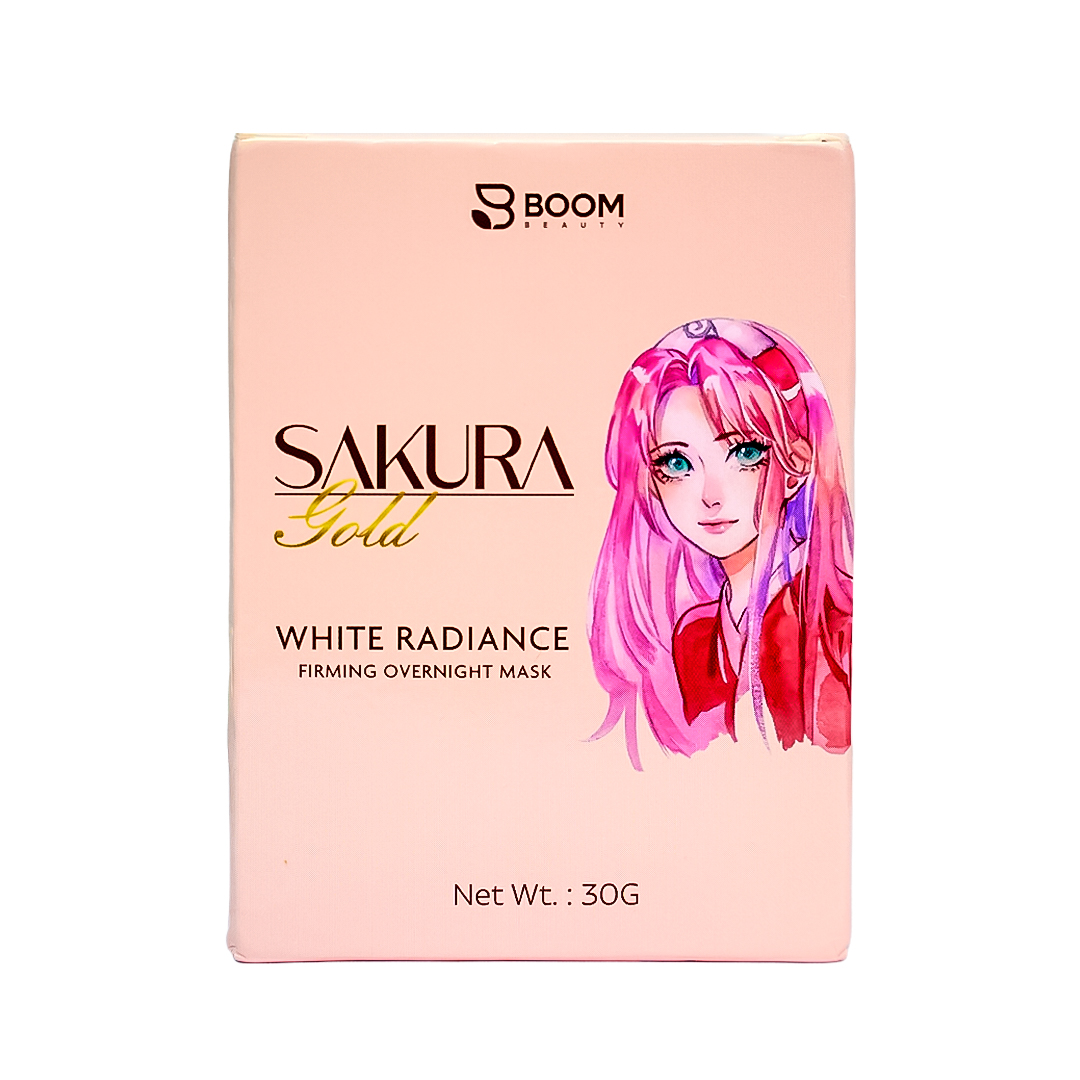 Boom Beauty Sakura Gold White Radiance Firming Overnight Mask - 30g